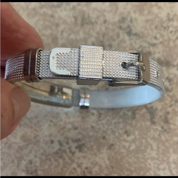 New! Stainless Steel Unisex Emergency Alert Diabetic Bracelet. Silver Tone. - Picture 7 of 9